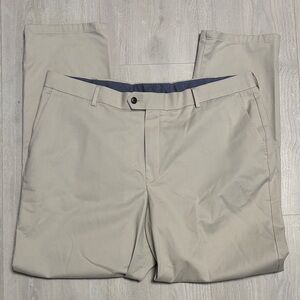Mens 40/32 Charles Tyrwhitt Stretch Light Tan Chinos Khaki Pants